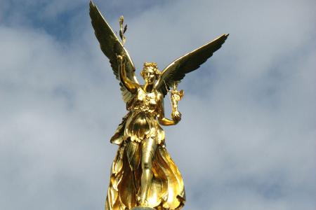Close-up of Angel of Peace