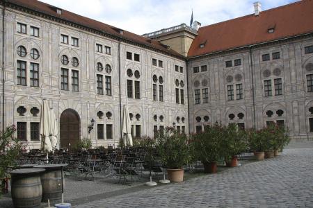 Inside the Kaiserhof of the Residenz