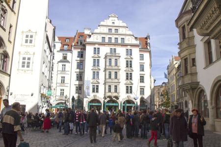 The Orlandohaus at the Platzl