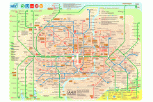 Bild: Gesamt-Verkehrs-Netzplan von München