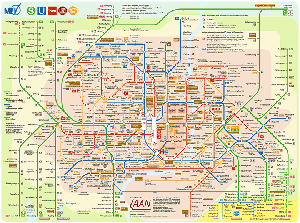 MVV Netzplan & Verkehrsnetz - U-Bahn, S-Bahn, Bus & Tram